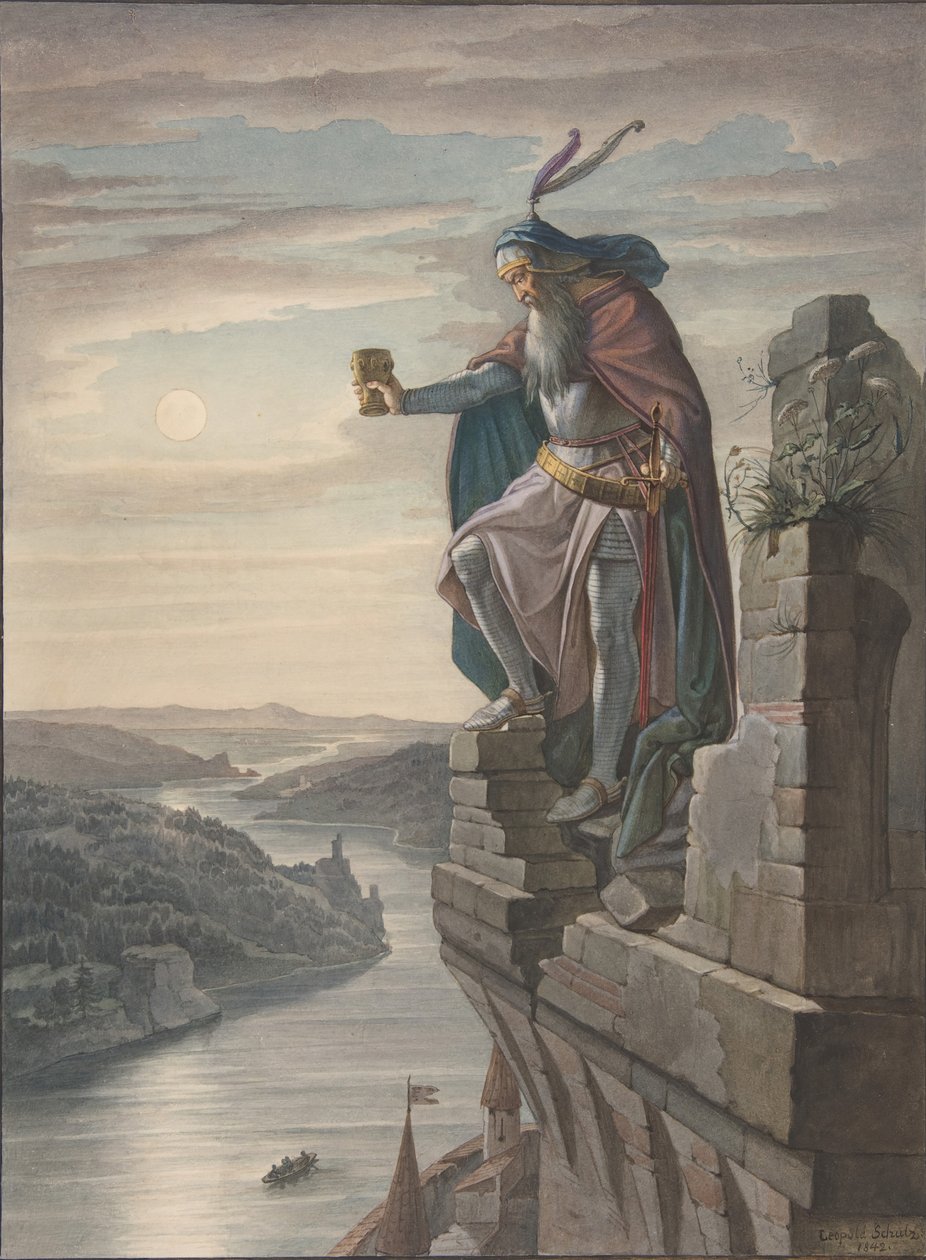 Illustration for Goethe, 1842. af Leopold Schulz