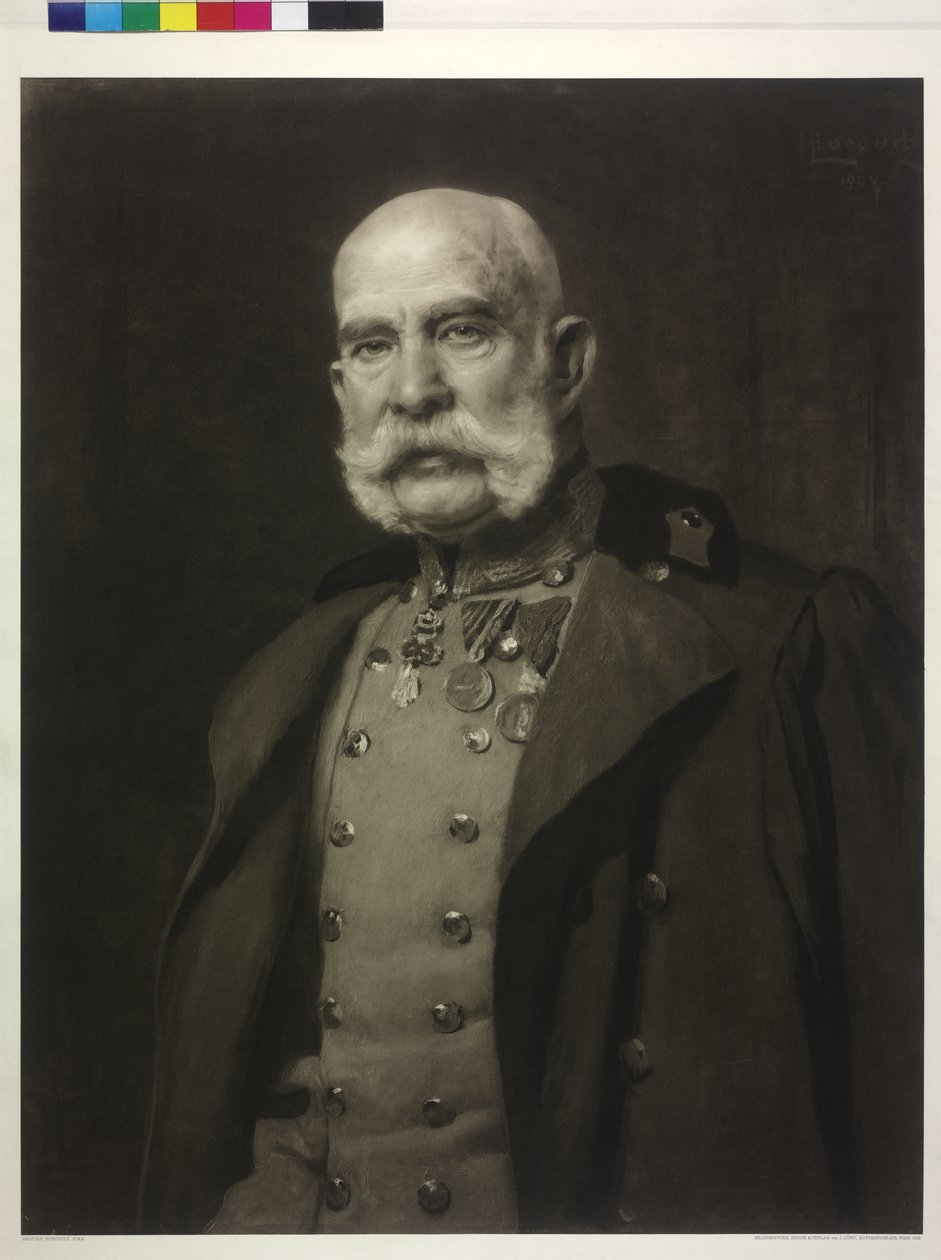 Kejser af Østrig Franz Joseph I af Leopold Stephan (after) Horovitz