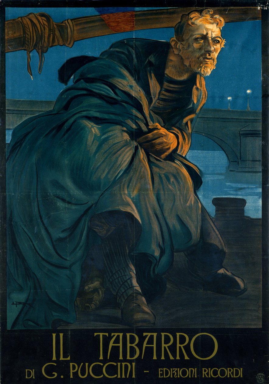 Opera Il tabarro af Giacomo Puccini af Leopoldo Metlicovitz