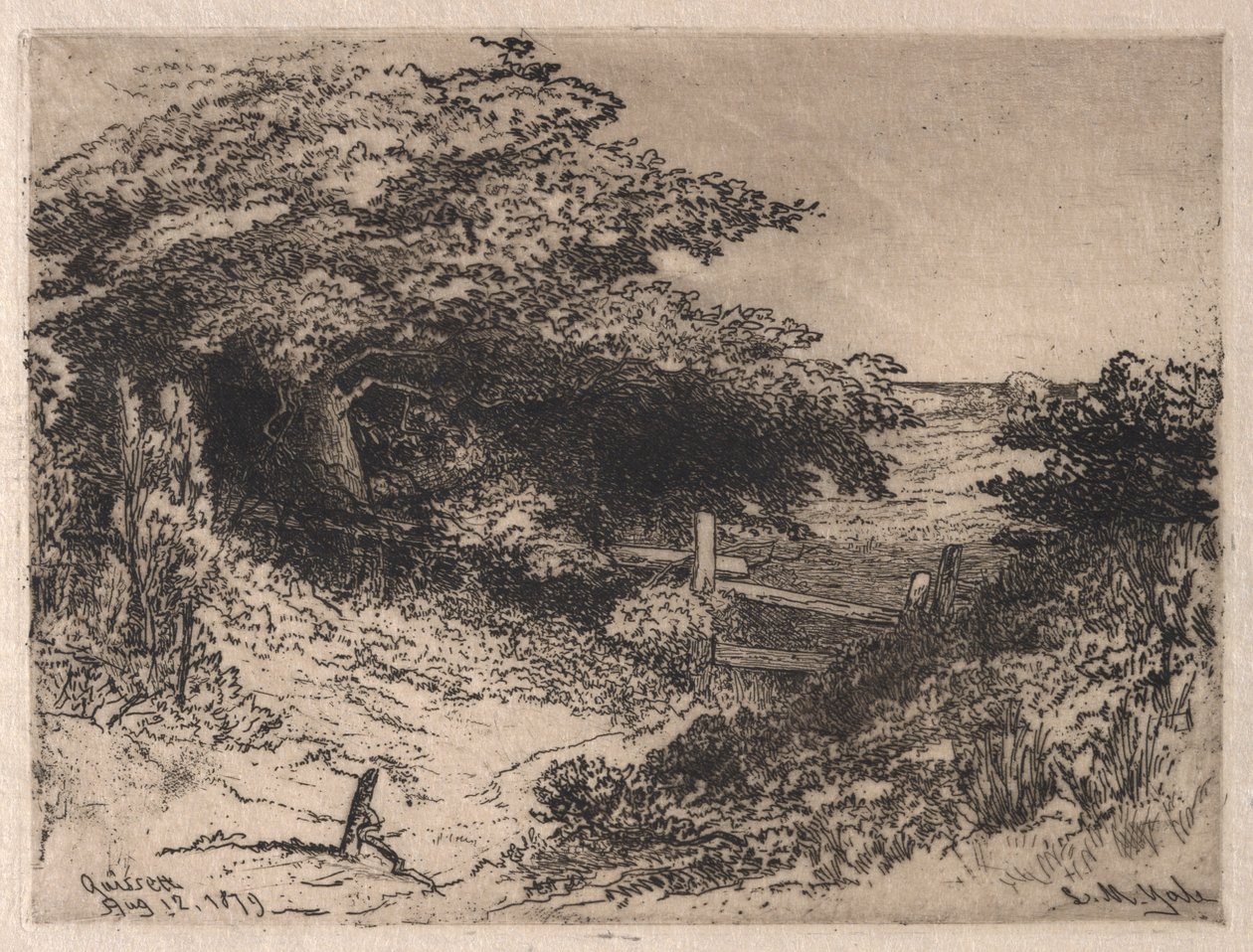 Quissett, Barnstable County, Massachusetts, 1879. af Leroy Milton Yale