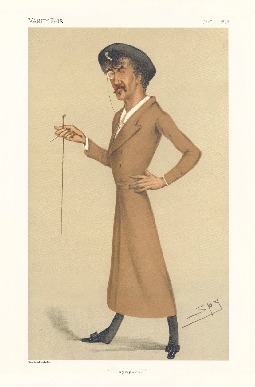 James Abbott McNeill Whistler af Leslie Matthew (1851 1922) Ward