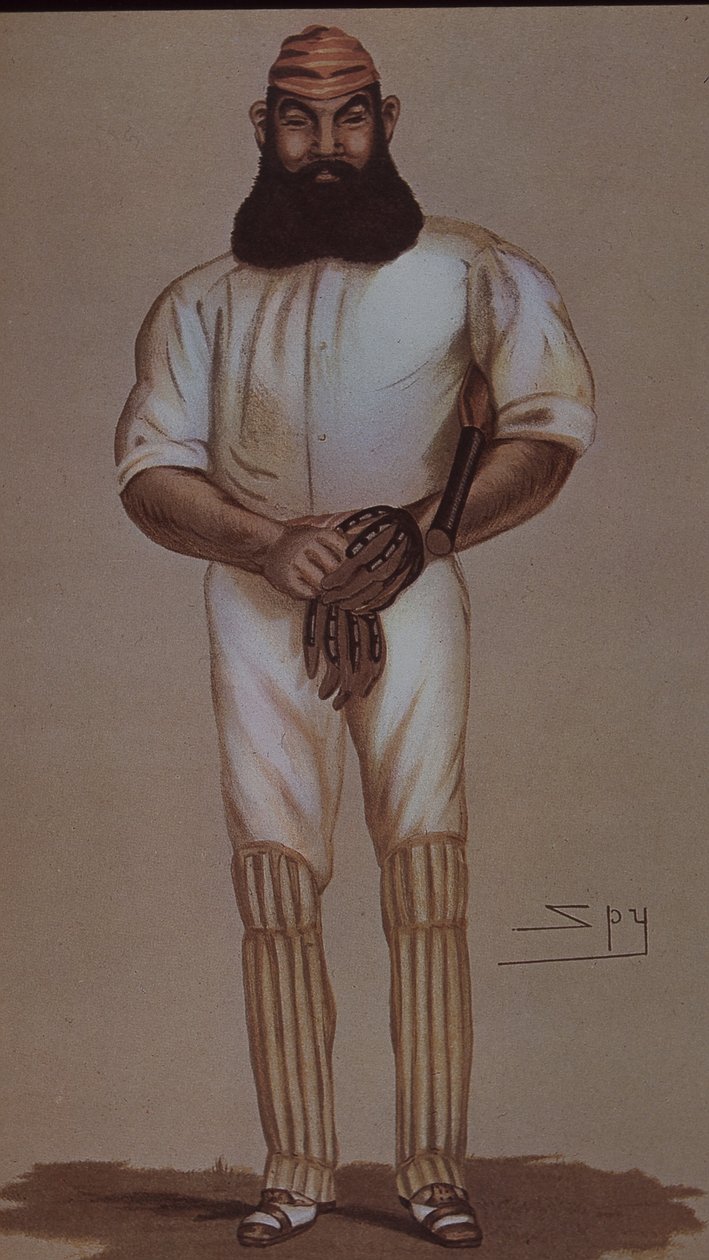 Crickethelten W.G. Grace, karikatur for Vanity Fair af Leslie Matthew Ward