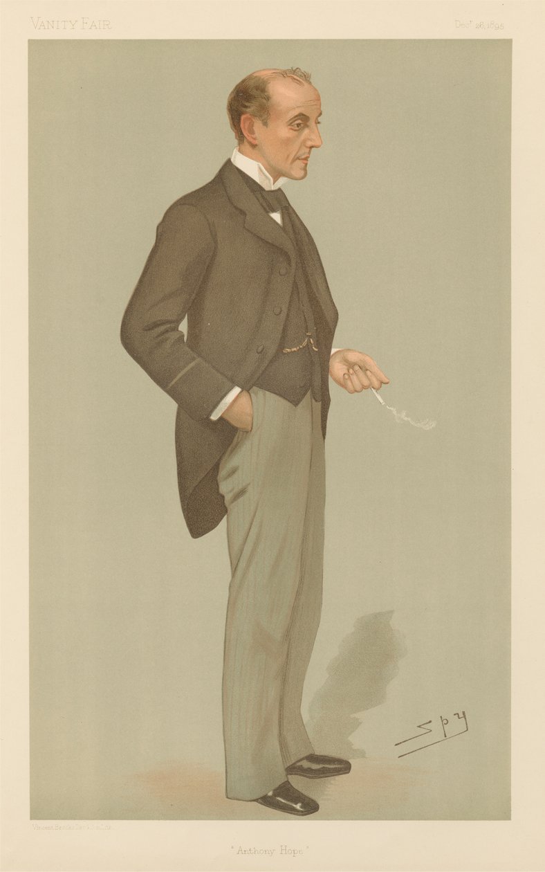 Anthony Hope, Anthony Hope Hawkins (Vanity Fair-serien) af Leslie Matthew Spy Ward