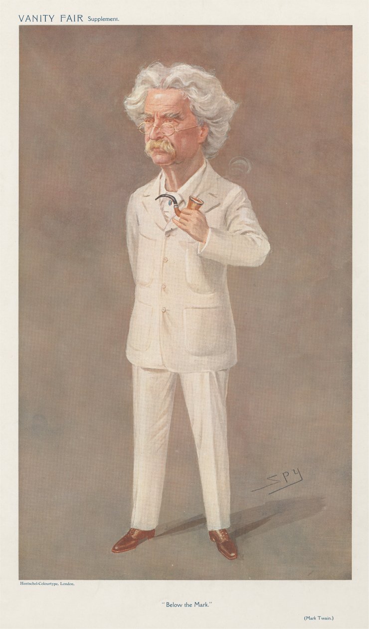 Under mærket, Mark Twain af Leslie Matthew Spy Ward