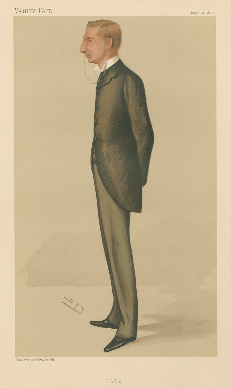 Hun, Henry Rider Haggard (Vanity Fair-serien) af Leslie Matthew Spy Ward