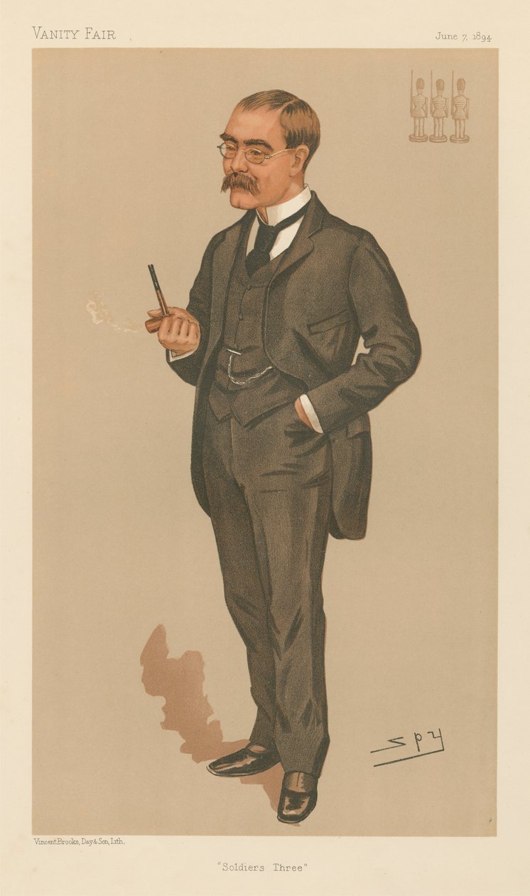 Soldiers Three, Rudyard Kipling (Vanity Fair-serien) af Leslie Matthew Spy Ward