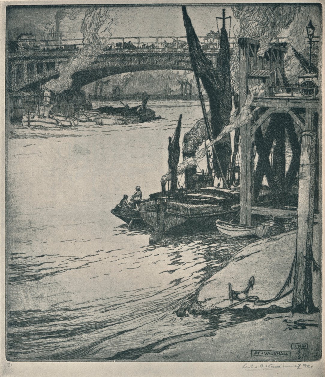 I Vauxhall, 1925 af Leslie Matthew Ward