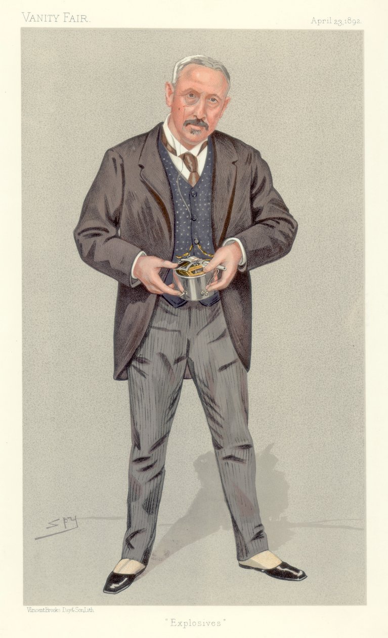Oberst Vivian Dering Majendie, chefinspektør for sprængstoffer, 1892. af Leslie Matthew Ward