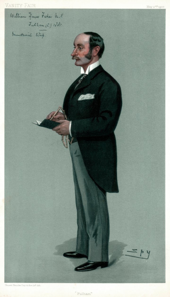 Fulham, William Hayes Fisher, britisk politiker, 1900. af Leslie Matthew Ward