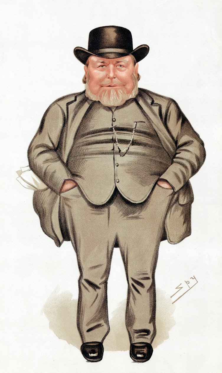 Joseph Arch 1826-1919, engelsk landbrugsarbejder, fagforeningsmand og politiker, 1886 af Leslie Matthew Ward