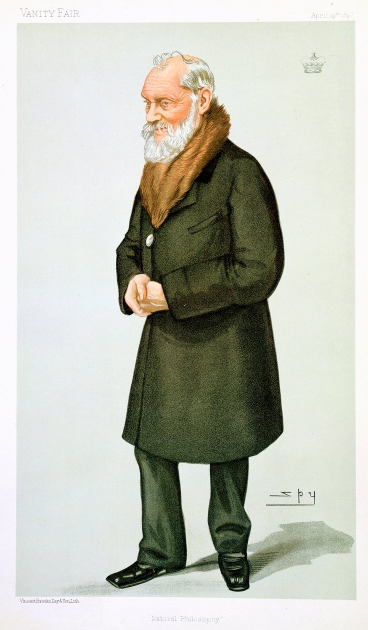 Lord Kelvin, skotsk fysiker og matematiker, 1897 af Leslie Matthew Ward