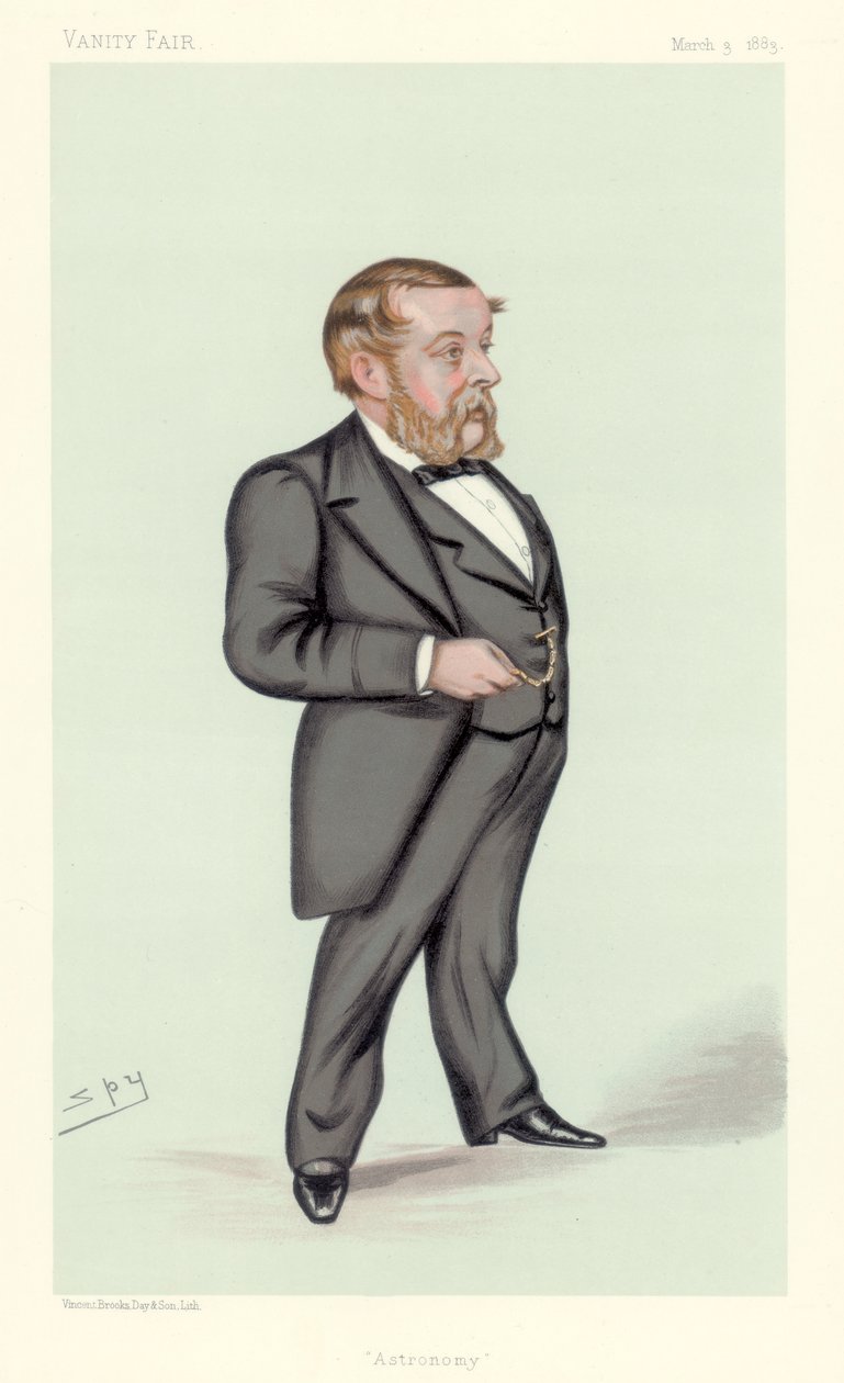 Richard Anthony Proctor, engelsk astronom, matematiker og populærvidenskabelig forfatter, 1883 af Leslie Matthew Ward