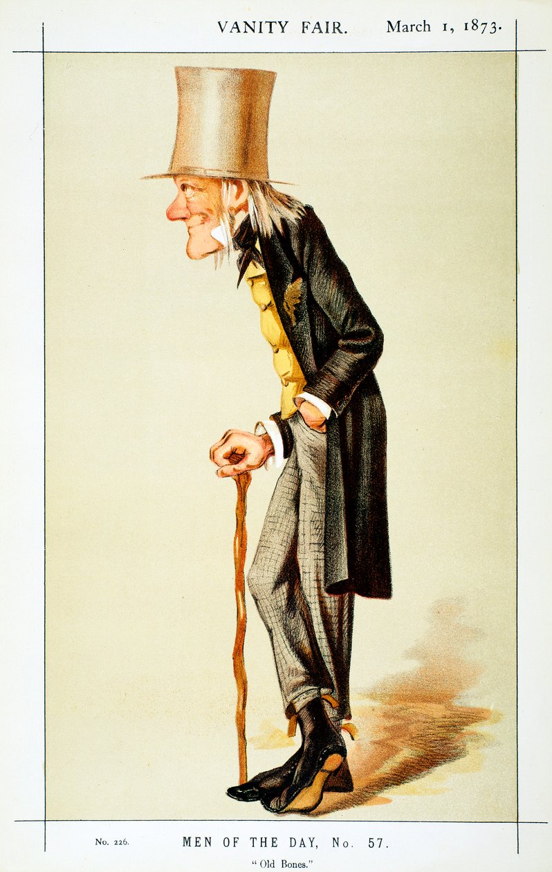 Richard Owen, britisk zoolog, 1873 af Leslie Matthew Ward