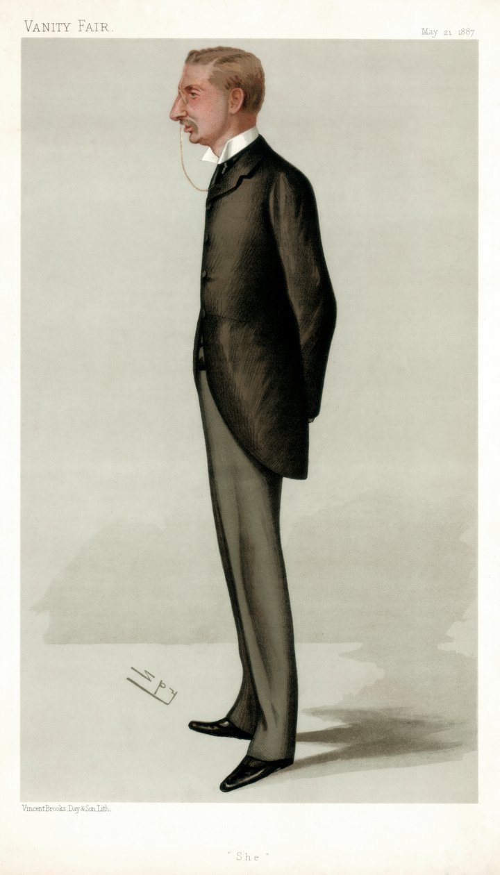 Hun Henry Rider Haggard, britisk forfatter, 1887. af Leslie Matthew Ward