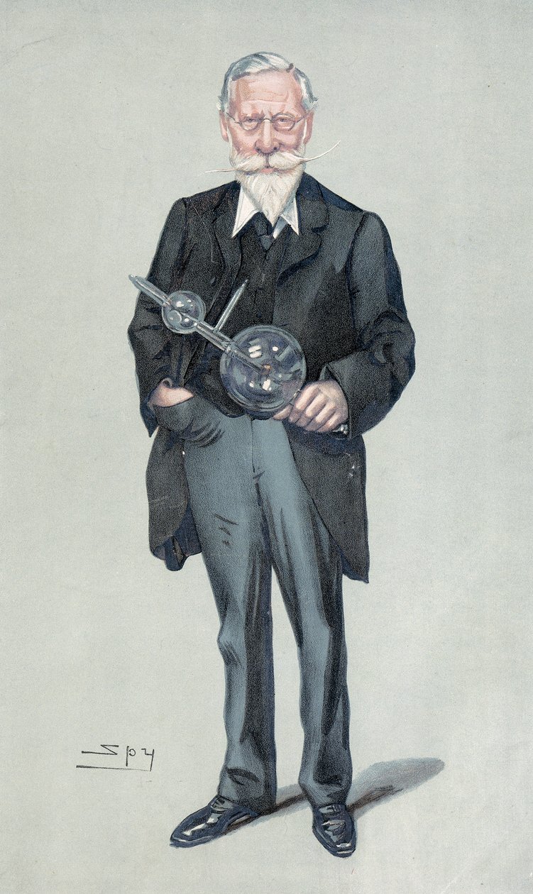Sir William Crookes, engelsk fysiker og kemiker, omkring 1900-tallet af Leslie Matthew Ward