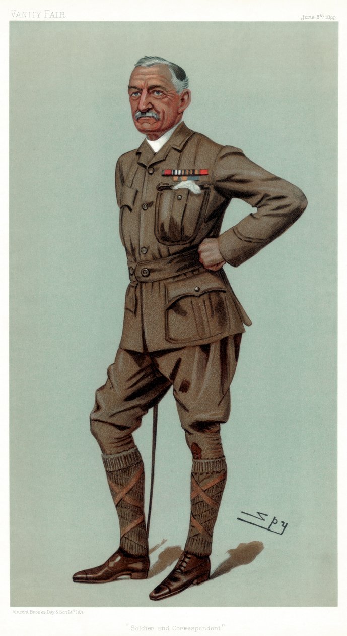 Soldat og korrespondent, oberst Francis William Rhodes DSO, 1899. af Leslie Matthew Ward