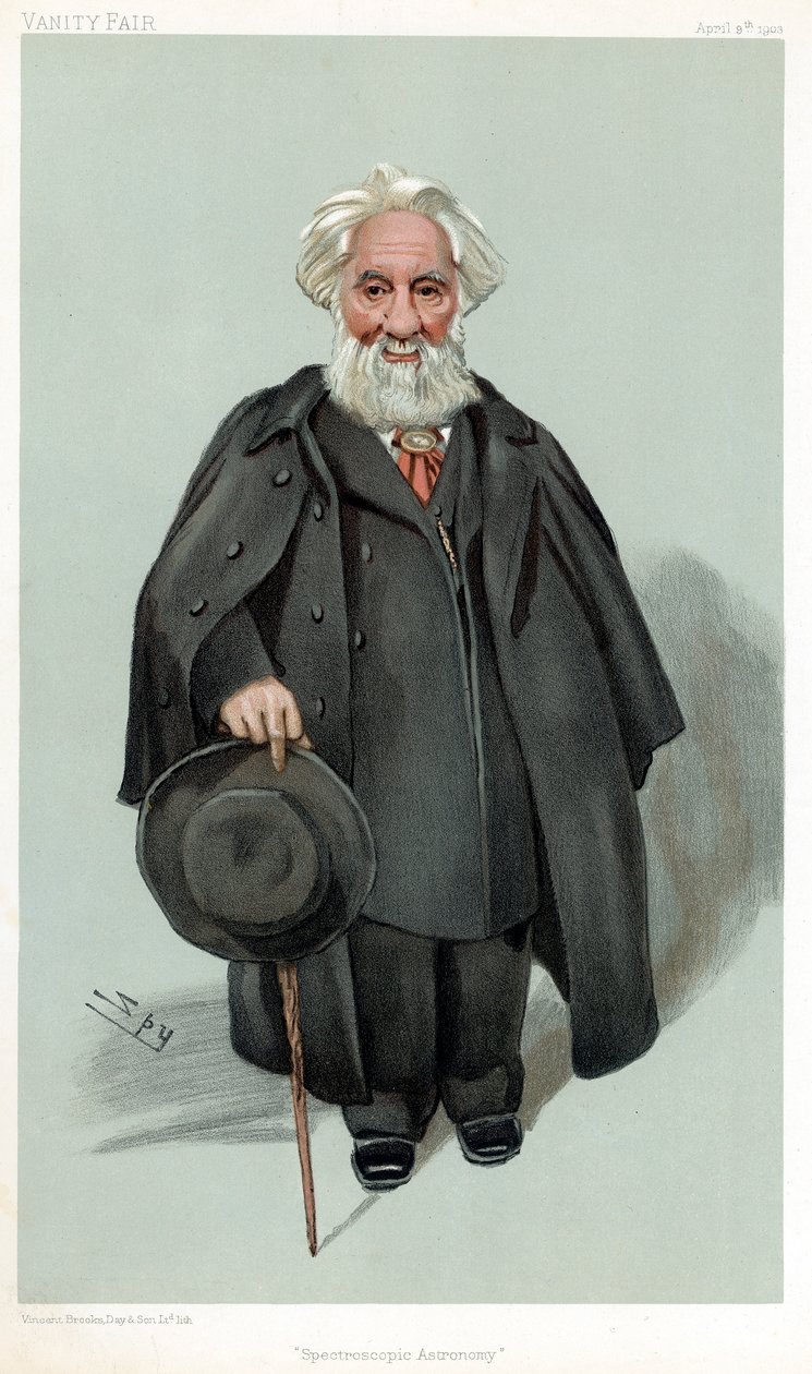 William Huggins, britisk astronom og spektroskopist, 1903 af Leslie Matthew Ward