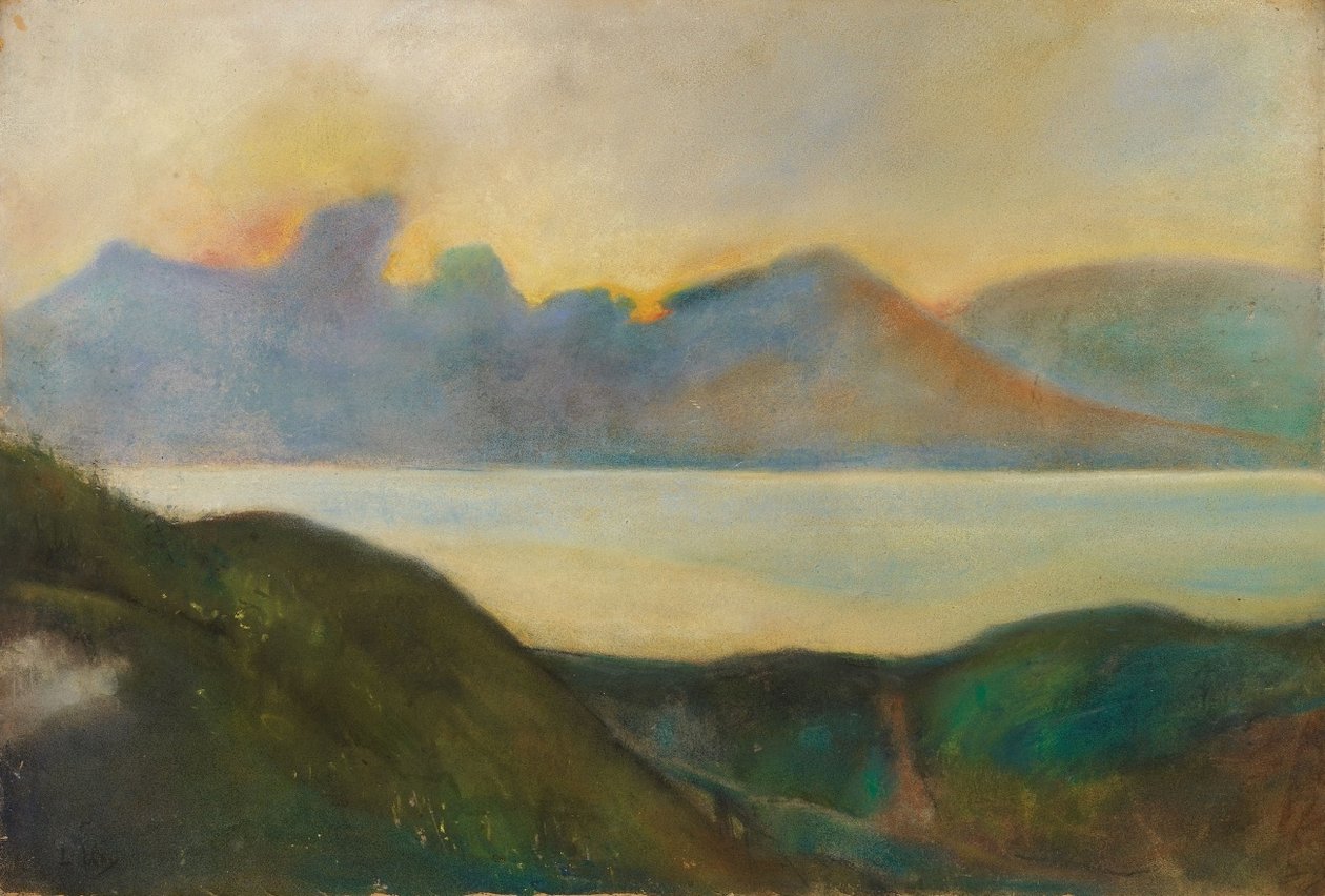 Oberitalienischer Gebirgseen af Lesser Ury