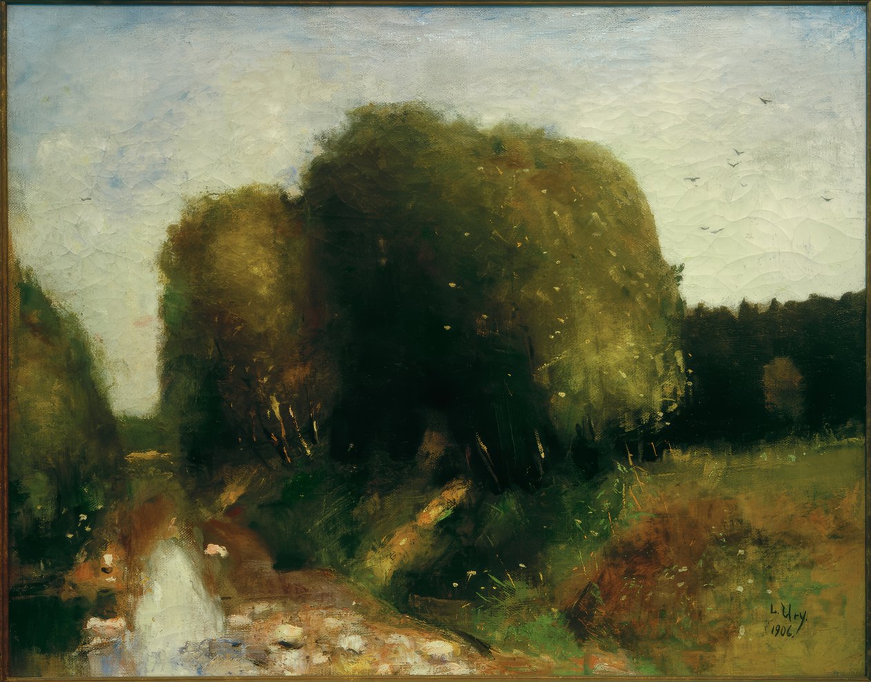 Flodlandskab af Lesser Ury