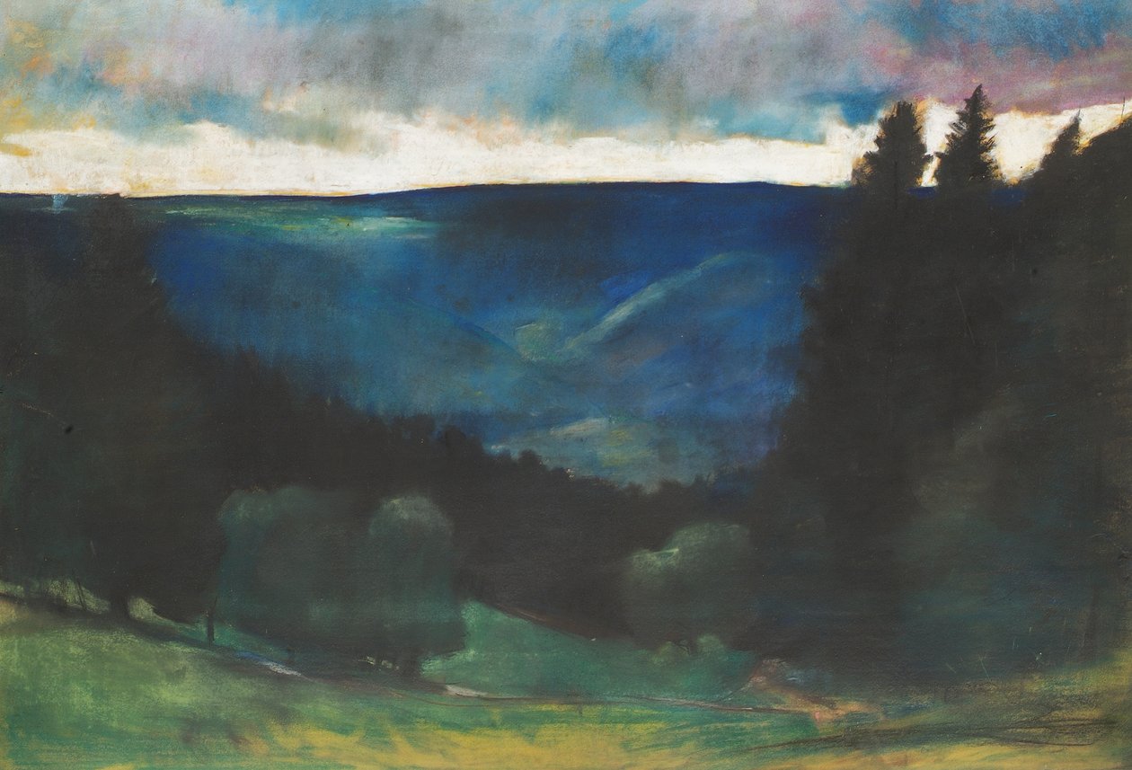 regn stemning af Lesser Ury