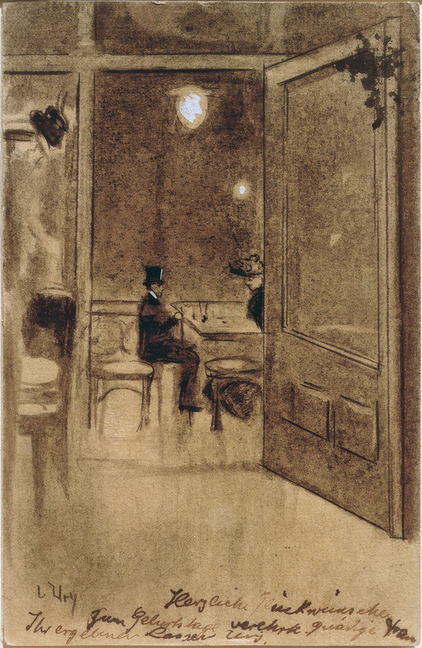 Café Bauer værelse af Lesser Ury