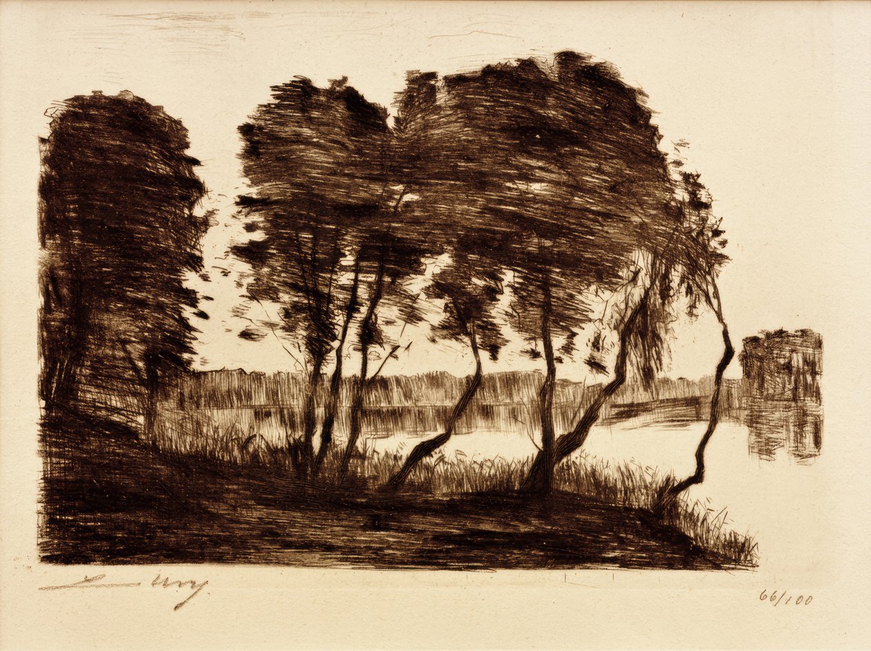 Schlachtensee I af Lesser Ury