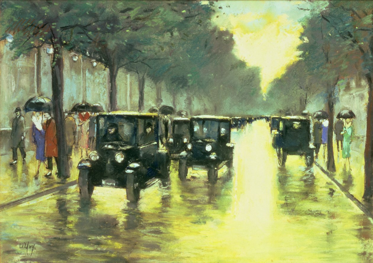 Gadescene af Lesser Ury
