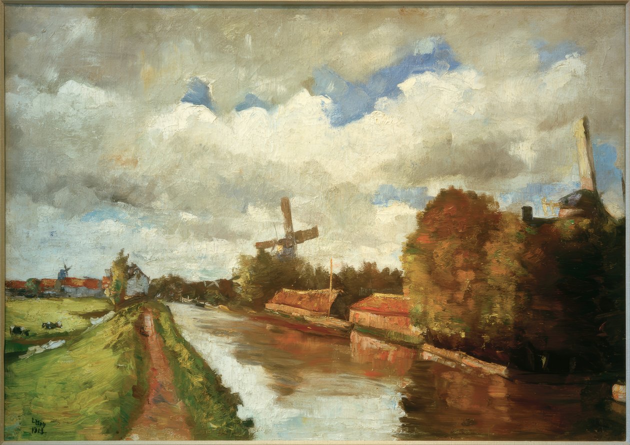 Bevægende skyer af Lesser Ury