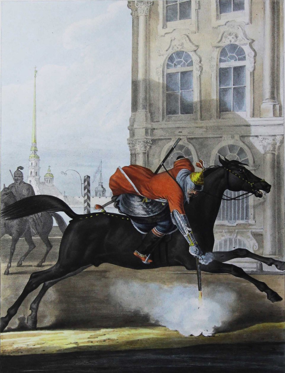 Junker fra Life-Guards Caucasian-Mountain eskadrille, 1829 af Lev Alexandrovich Belousov