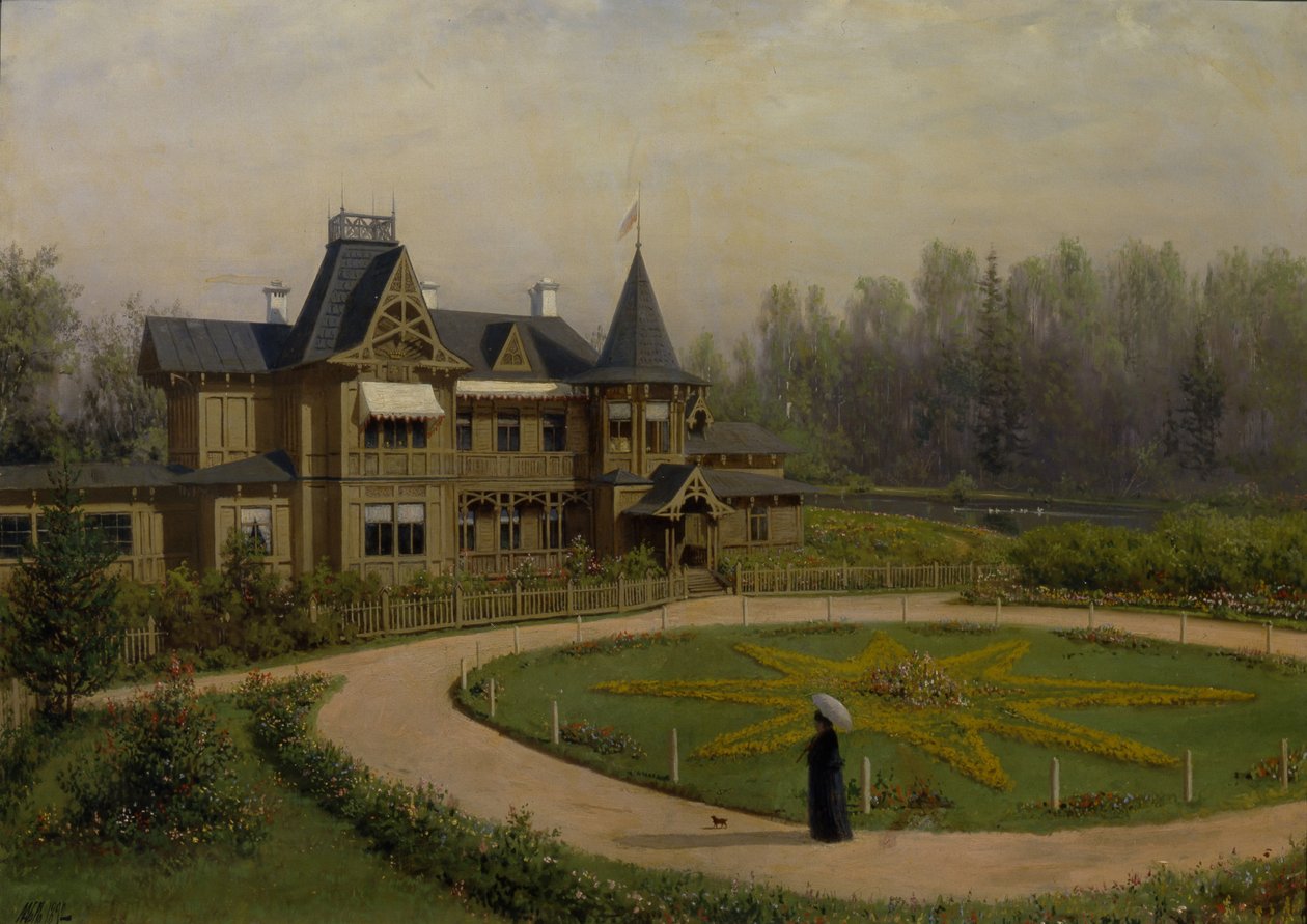 A Dacha, 1892 af Lev Felixovich Lagorio