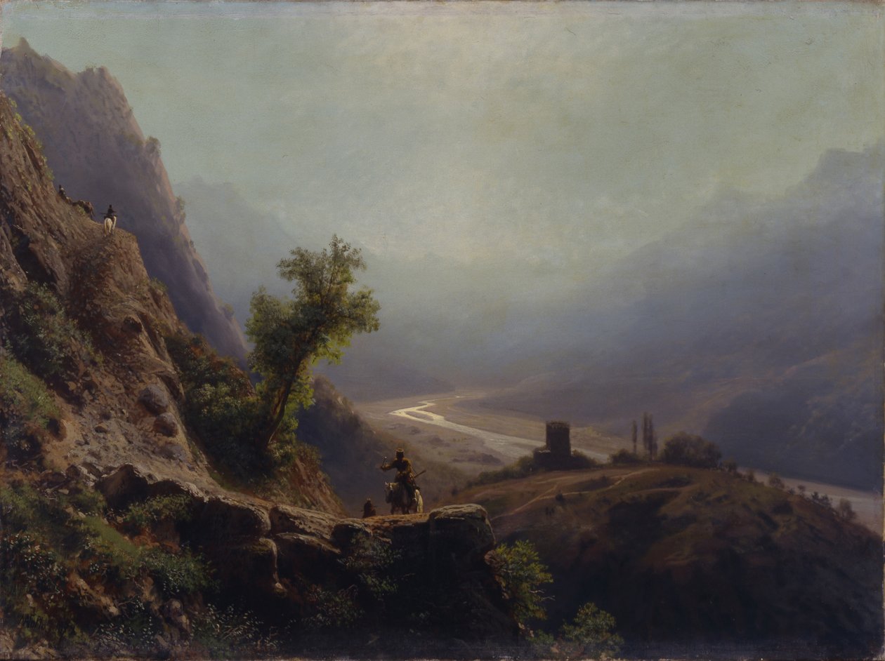 I Kaukasusbjergene, 1879 af Lev Felixovich Lagorio