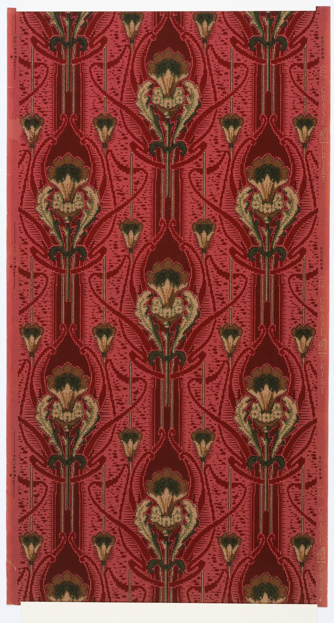 Sidevæg af Lewis Chase Wall Paper Company