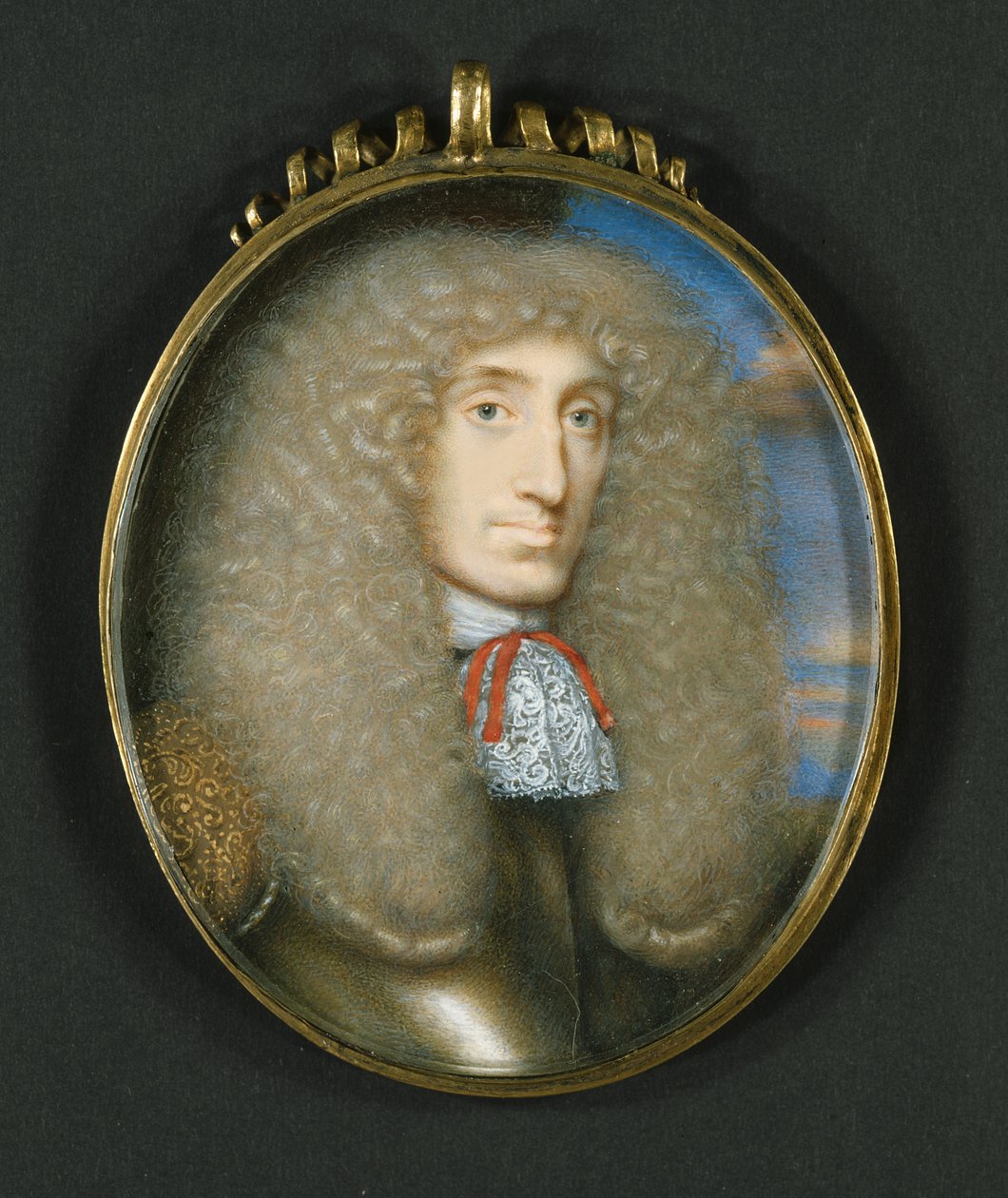 Miniature af Robert Kerr, 4. jarl af Lothian, 1667 af Lewis Cross