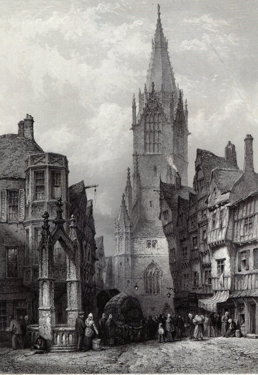 Reutlingen, graveret af J.J. Crew, trykt af Cassell und Company Ltd. af Lewis John Wood