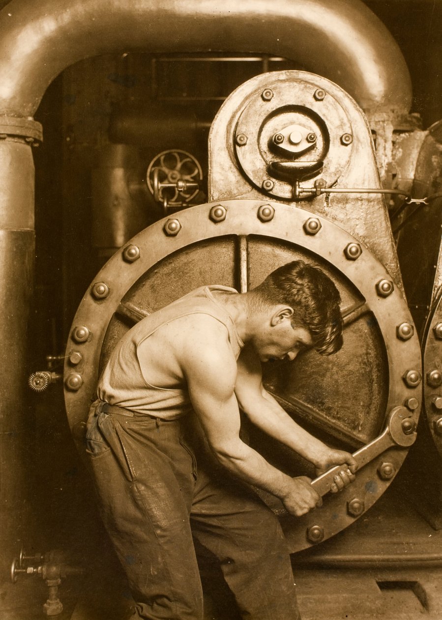 Kraftmekaniker af Lewis Wickes Hine