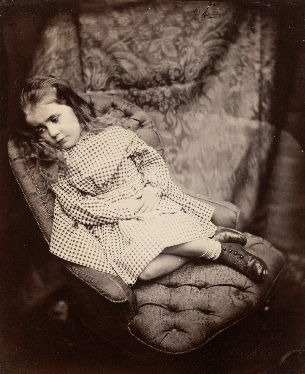 Margaret Frances Langton Clarke, 1864, trykt ca. 1866. af Lewis Carroll
