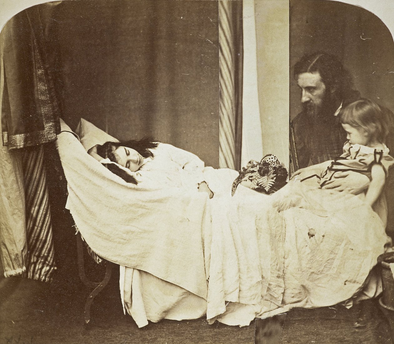 Mary J. MacDonald drømmer om sin far [George MacDonald] og bror Ronald af Lewis Carroll Rev. Charles Lutwidge Dodgson