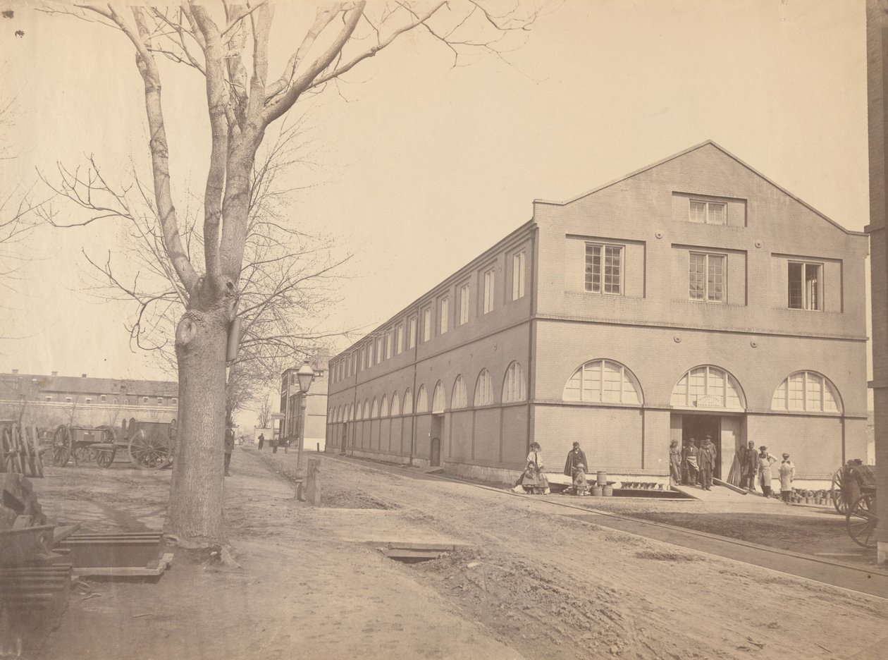 Værksteder på Washington Arsenal, 1858-1859 (foto) af Lewis Emory Walker