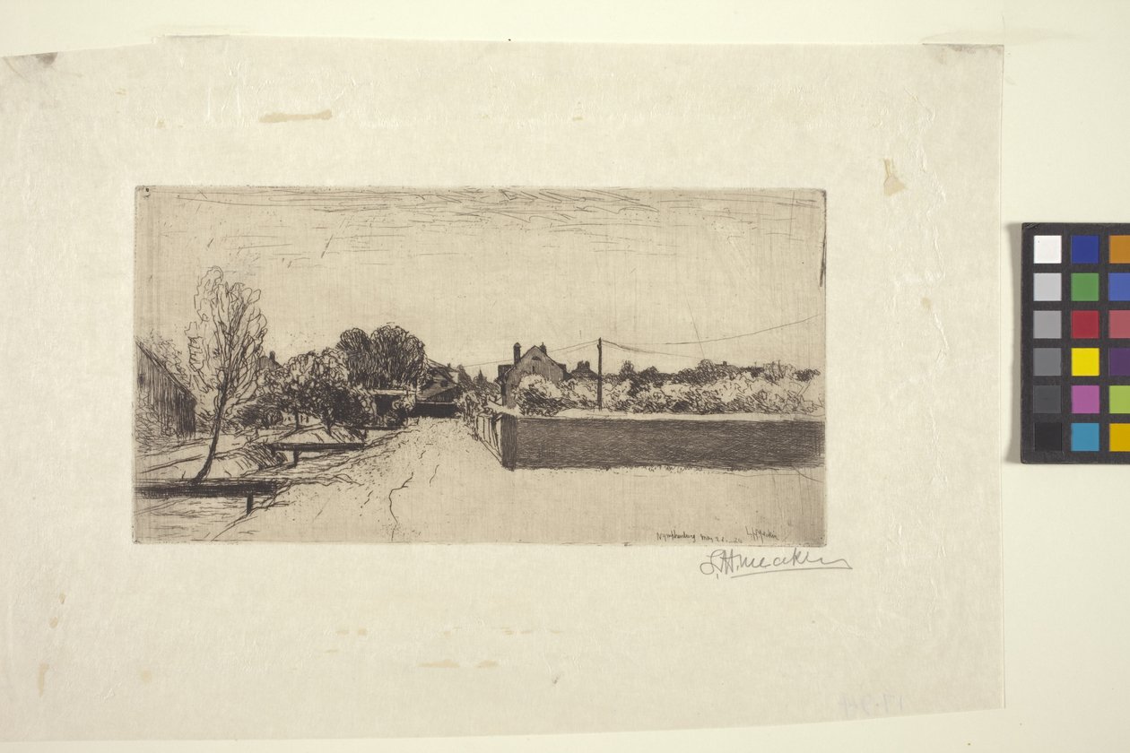 Nymphenberg (ætsning) af Lewis Henry Meakin