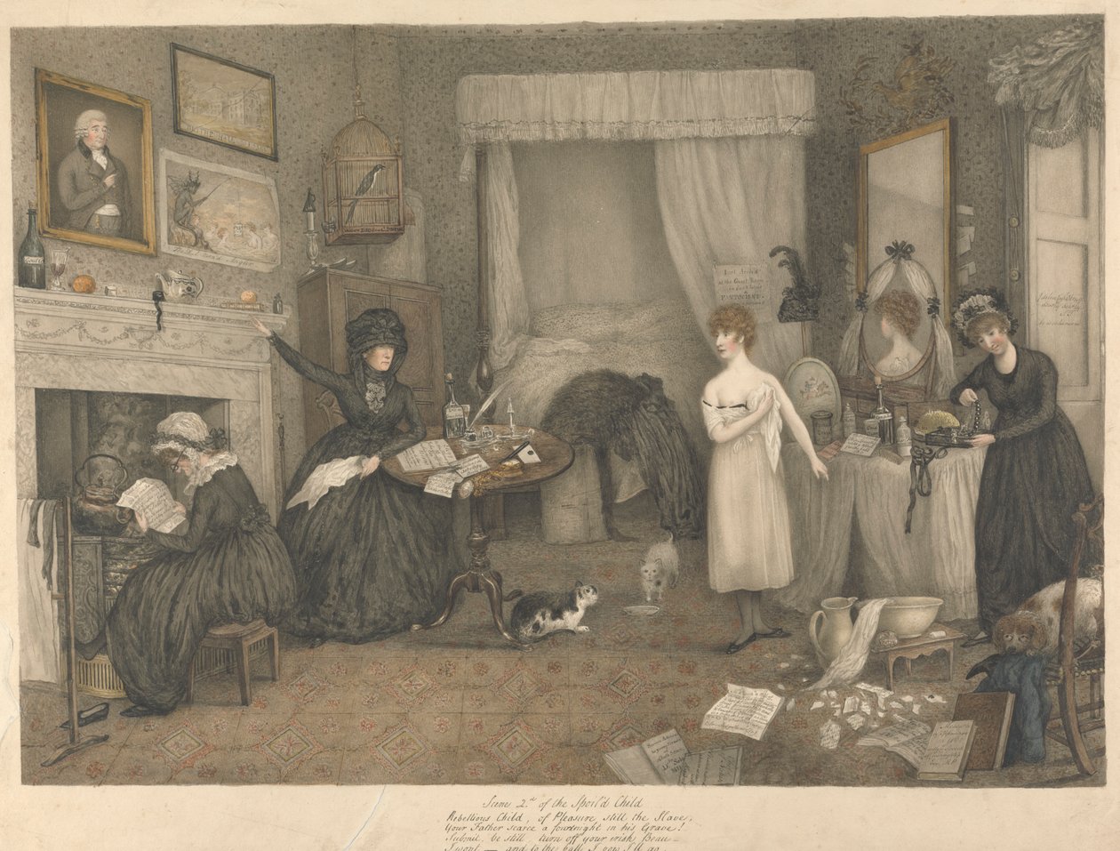 Det forkælede barn, Scene II af Lewis Vaslet