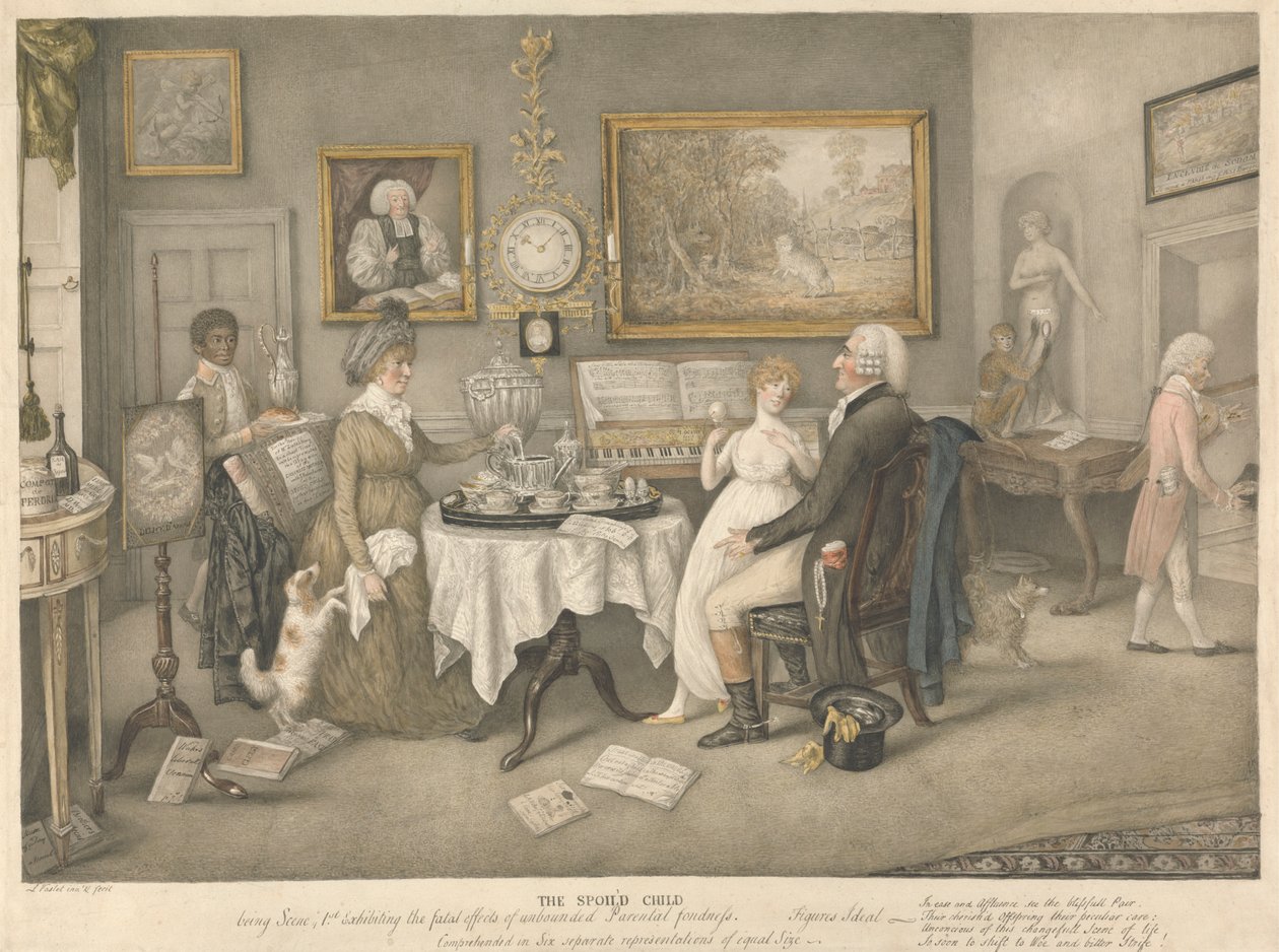 Det forkælede barn, scene I af Lewis Vaslet