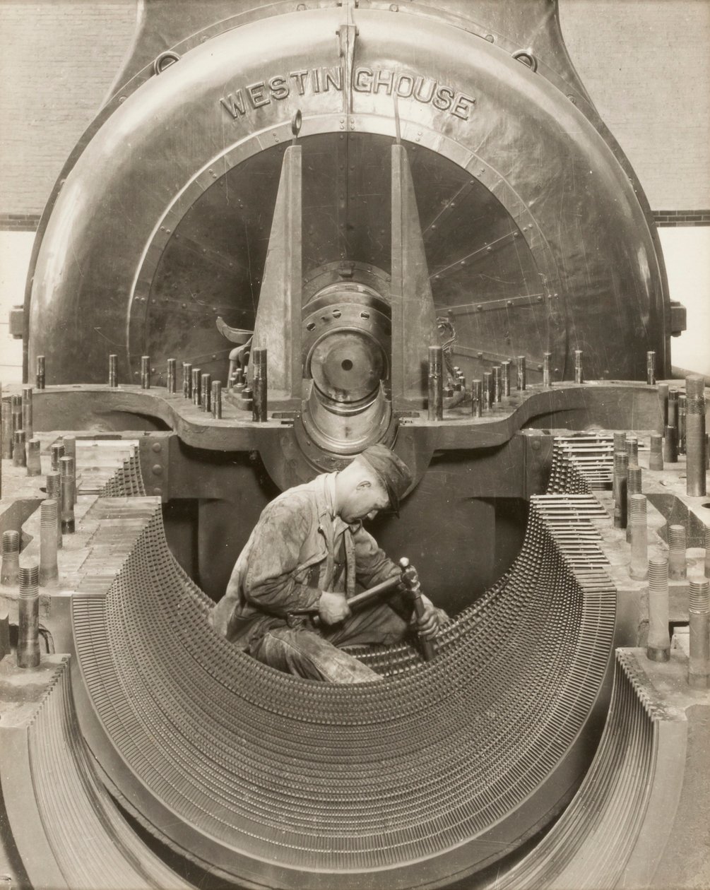 Turbinens hjerte af Lewis W. Hine