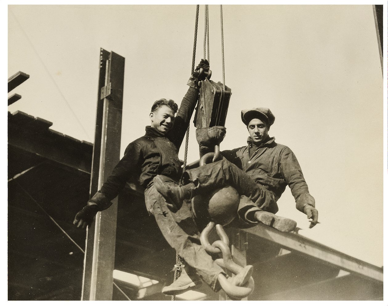 Byggearbejdere Empire State Building, ca. 1930 af Lewis Wickes Hine
