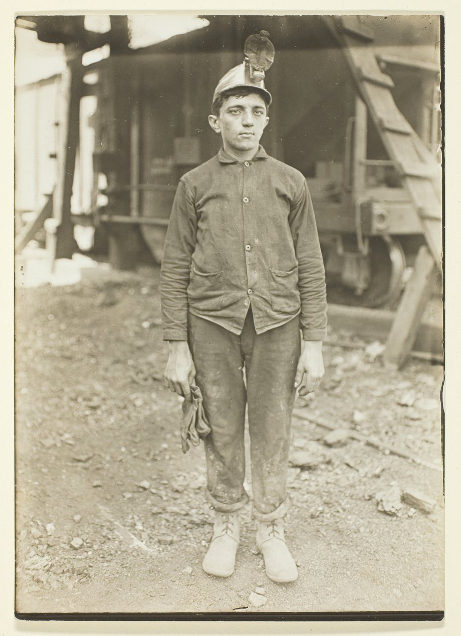 Chauffør i kulmine i Pennsylvania af Lewis Wickes Hine