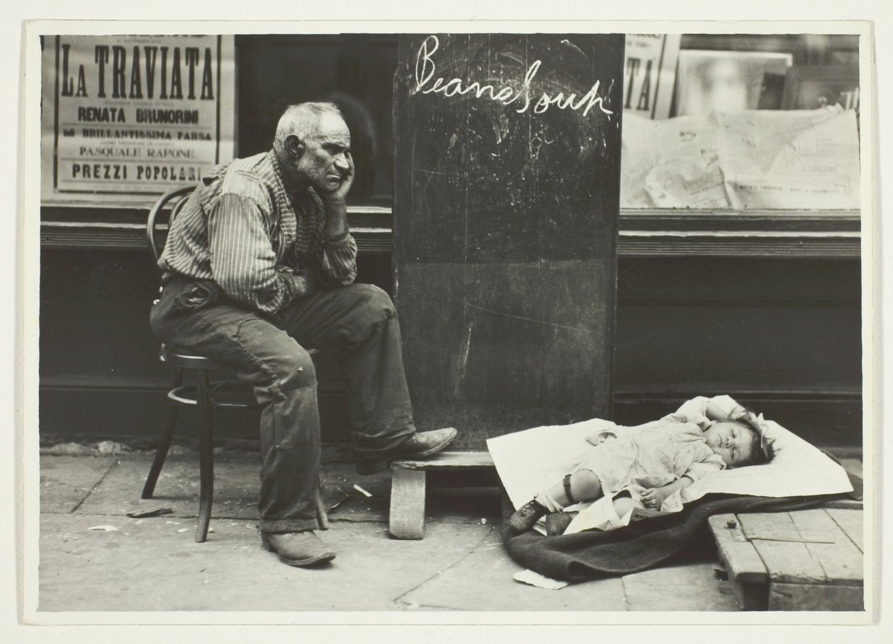 Frisk luft til babyen, New York East Side af Lewis Wickes Hine