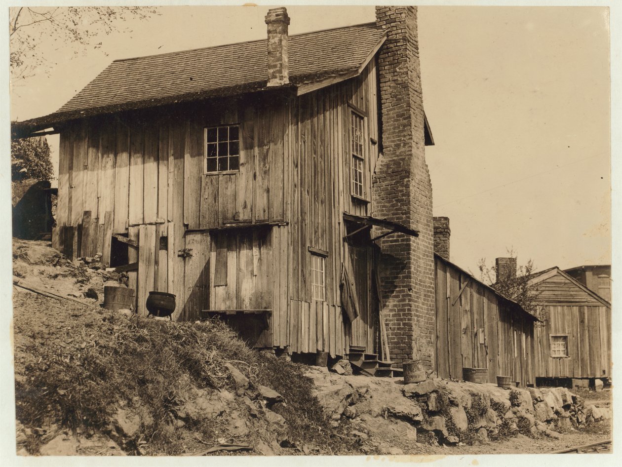 Boliger for arbejdere på Rome Hosiery Mill, Georgia, 1913 af Lewis Wickes Hine