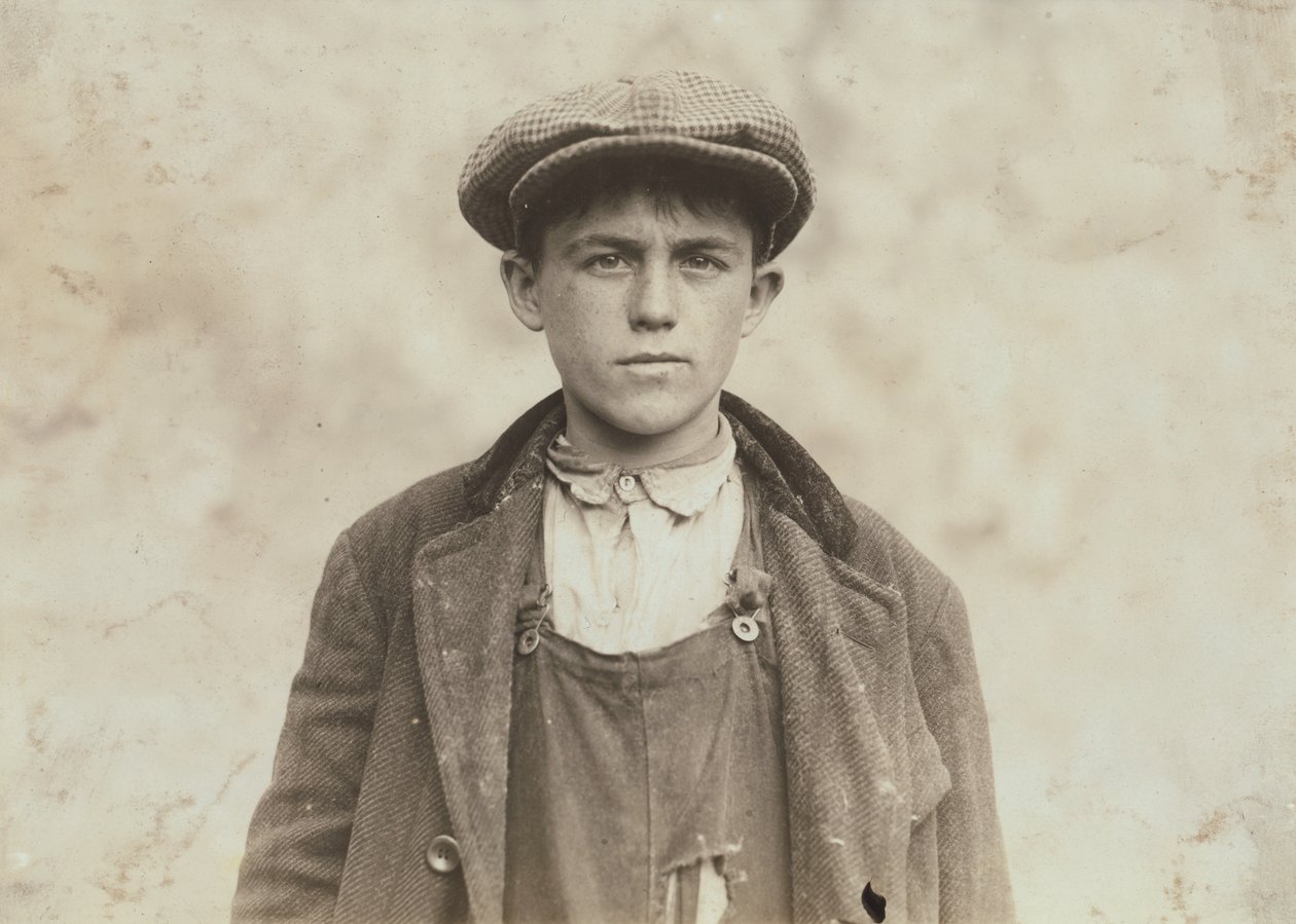 James Donovan - Irsk fejemaskine i Fall River Iron Works af Lewis Wickes Hine