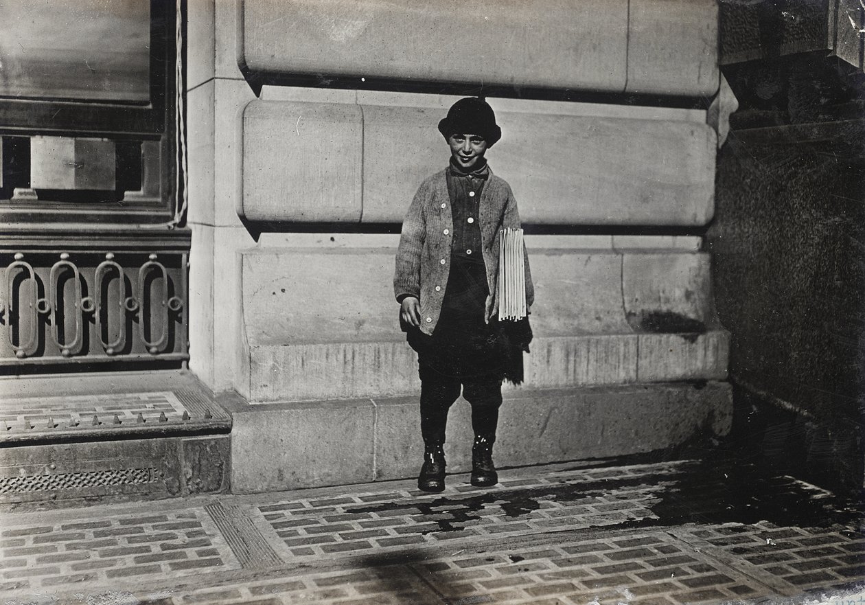 Avisdreng af Lewis Wickes Hine