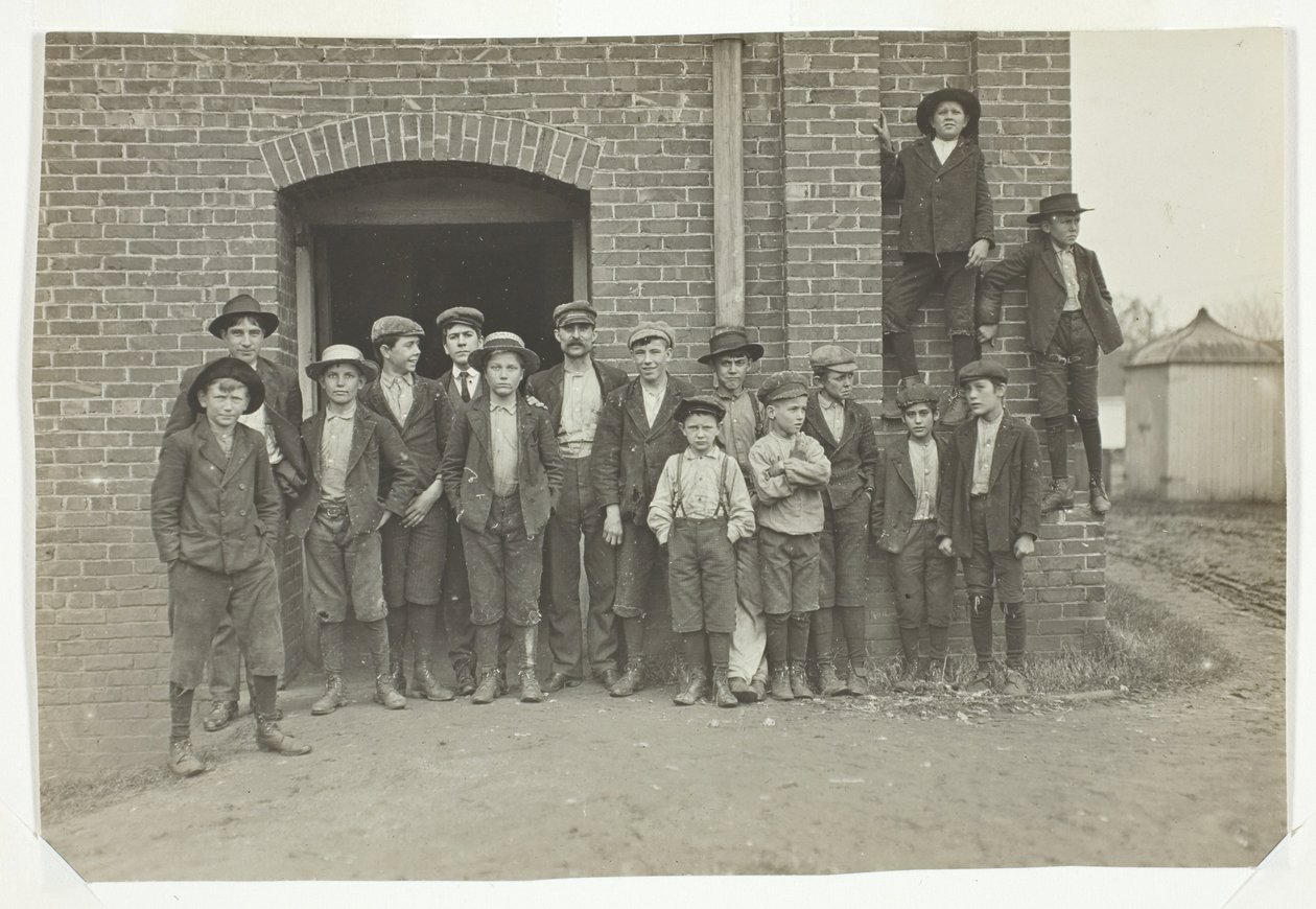 Middagstimen, King Mfg. Co, Augusta, Georgia af Lewis Wickes Hine