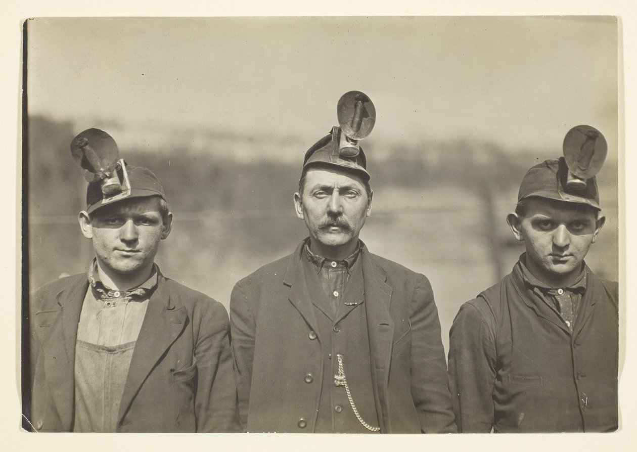 Old Timers, minearbejdere i Pennsylvania, (West Virginia) af Lewis Wickes Hine